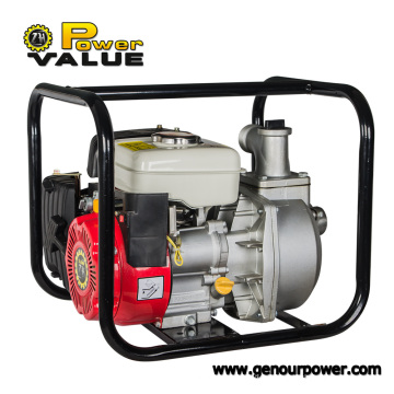 Powervalue Zh20cx 2-Zoll-Einlass 5,5 HP Ohm 4-Cycle 168-Gallonen-pro-Minute gasbetriebene tragbare Wasserpumpe